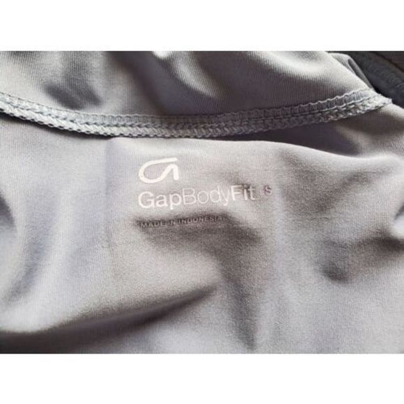 Gap Body Fit Grey Cross Strap Athletic Drawstring Tank Top - Picture 7 of 9